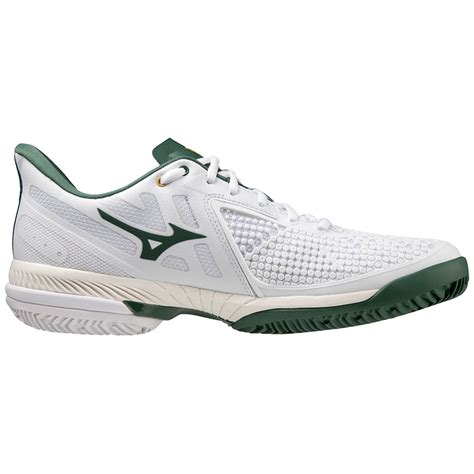 Wave Exceed Tour 5 Cc White Tennis Shoes Mizuno Uk