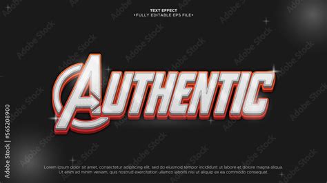 hero 3d text effect design fully editable Stock Vector | Adobe Stock