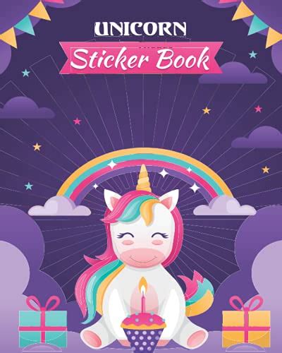 Unicorn Sticker Book Cute Unicorn Blank Sticker Book For Girls 2 8 Big Sticker Book