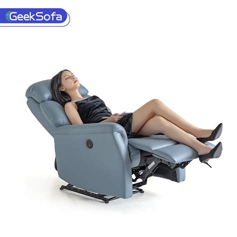 Geeksofa China Modern Lazy Boy Leather Or Fabric Power Electric Recliner Chair With Massage For