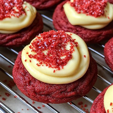 cream cheese stuffed red velvet cookies recipe recipes  clare
