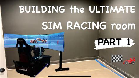 Designing The Ultimate Sim Racing Room With Podium 1 Racing Part 1 Youtube