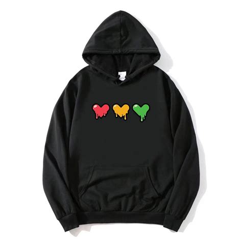 Life Series Heart Drip Hoodie Merch Casual Hooded Sweatshirt Unisex ...