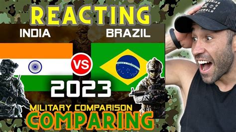 India X Brazil Military Power Comparison Brazil Vs Indian Army