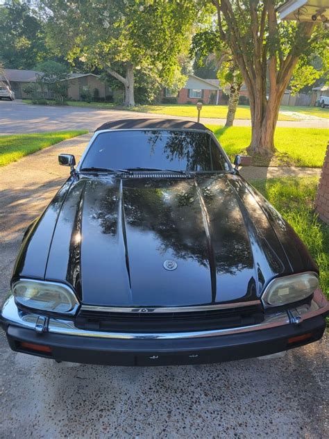 1992 Jaguar XJS V12 Black Convertible Automatic Low Miles 71K Runs