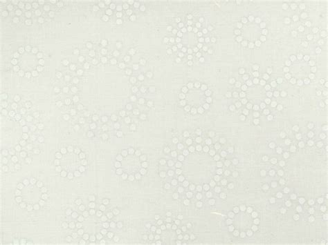 Tone On Tone White Circles Cotton Fabric Etsy