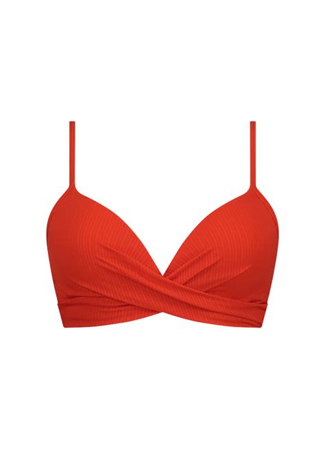 Beachlife Bikini Top Padded Bsw C Fiery Red Collectie Nieuw