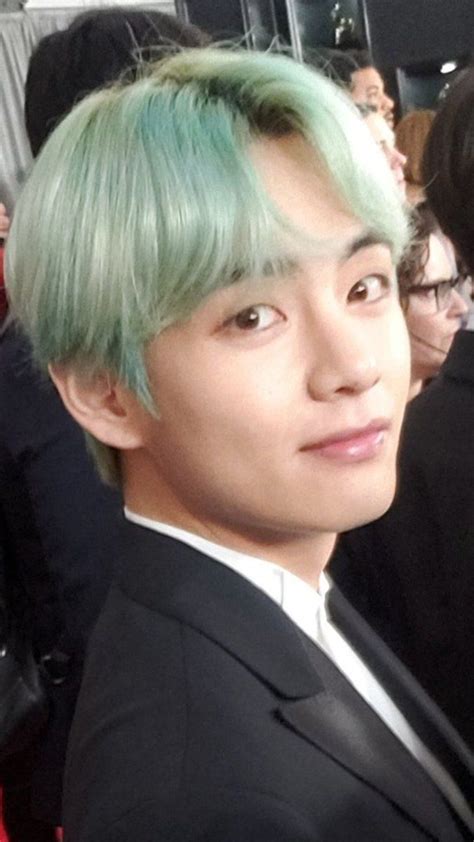 방탄소년단 Btstwt On X Taehyung Kim Taehyung Green Hair