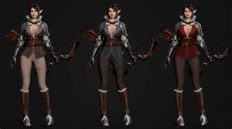 Modular Elf Archer Girl Shop Assets D