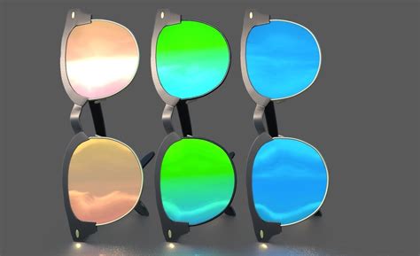 Sunglasses Mirrored 3d Model Cgtrader