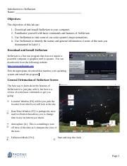 Intro To Stellarium Online Docx Introduction To Stellarium Name