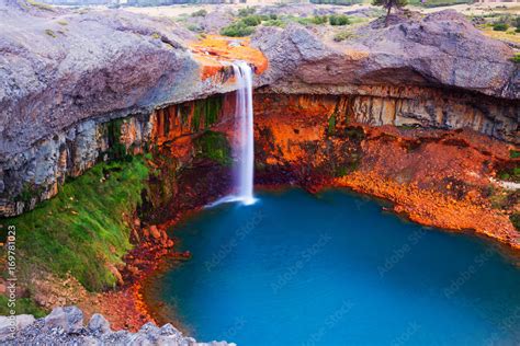 Salto Del Agrio And Agrio River Stock Foto Adobe Stock