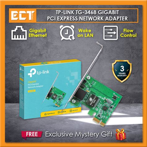 Tp Link Tg Gigabit Pcie Network Adapter Stonelopte