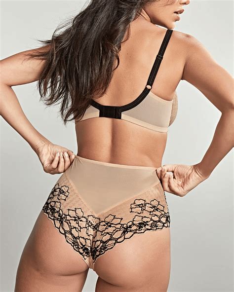 Envy Full Cup Bra Sand Black Tkd Lingerie