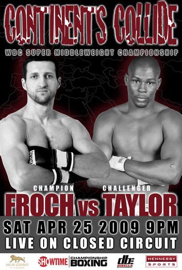 Carl Froch Vs Jermain Taylor Boxrec