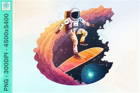 Astronaut Surfing