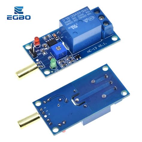 Egbo 5v 1 Channel Output Tilt Slant Angle Sensor Relay Module Golden