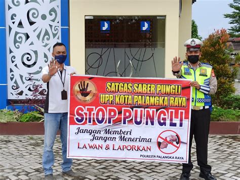 Sosialisasikan Saber Pungli Satlantas Polresta Palangka Raya Sambangi