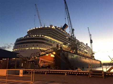 Carnival Magic Taking Shape At Dry Dock