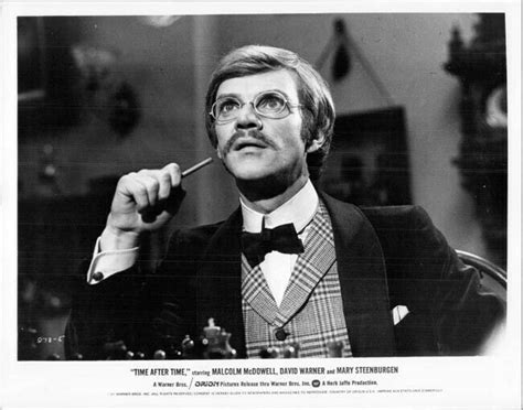 Time After Time Original 1979 8x10 Photo Malcolm Mcdowall As Hg Wells