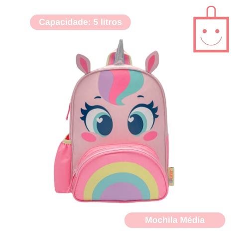 Mochila Escolar De Costas M Dia Unic Rnio Kawaii Puket Se