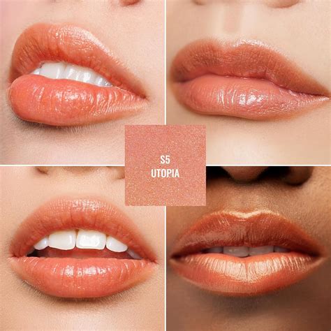 Oulac Lápiz labial Moisture Peach Nude Lápiz labial y bálsamo labial en brillo labial