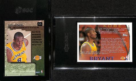 Lot Detail - 1996-97 Kobe Bryant Rookie Card Lot (2) - Skybox Premium ...