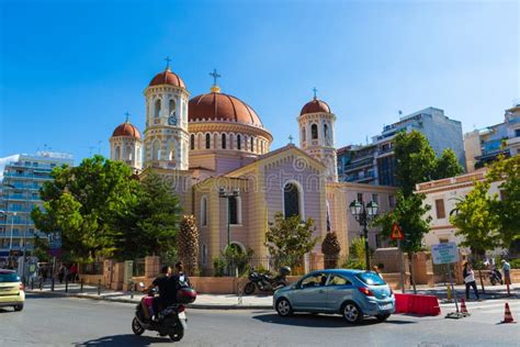 Metropolis Greek Orthodox Cathedral Editorial Image Image Of Athens