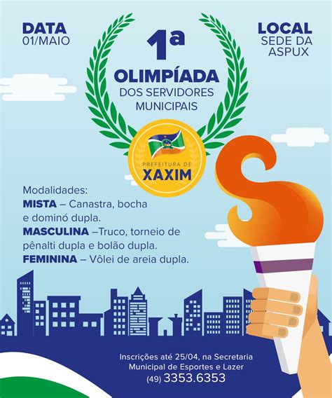 Prefeitura De Xaxim Organiza Olimp Ada Dos Servidores Municipais