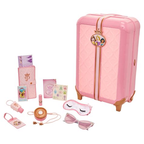 Disney Princess Style Collection: Child Toy, Play Pretend Luggage Playset with 17 Essentials ...