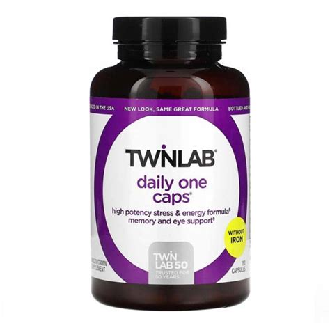 Urban Twinlab Daily One Caps Multi Vitamin And Multi Minerals Without Iron 180 Caps Urban