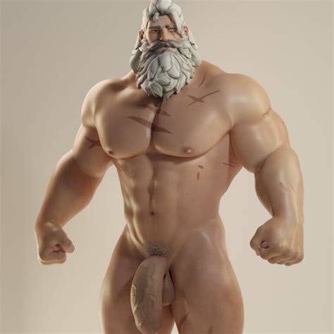 Overwatch Sex Art Muscular Male Big Penis Solo Fat Cock Penis