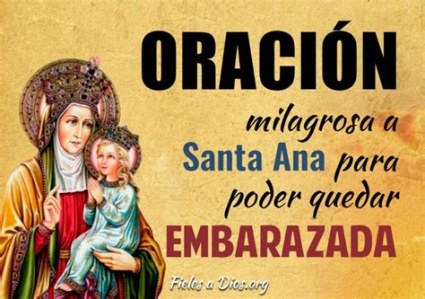 Oraci N Milagrosa A Santa Ana Para Poder Quedar Embarazada Fieles A Dios