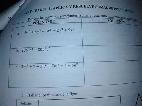 Reducir Los T Rminos Semejantes Suma Y Resta Entre Expresiones