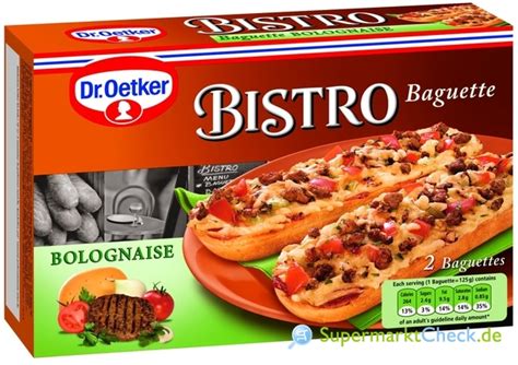 Dr Oetker Bistro Baguette Bolognaise Preis Angebote Kalorien