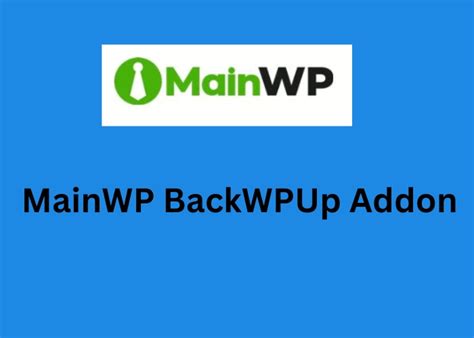 Mainwp Backwpup Addon Wp Gpl Gpl Theme Plugin