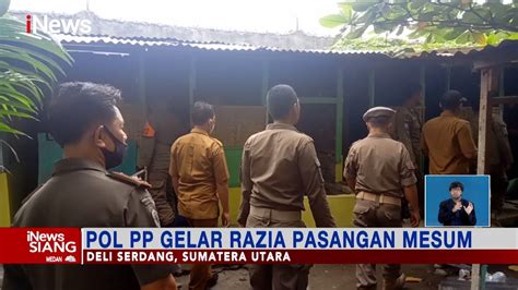 Petugas Satpol PP Razia Pasangan Mesum Di Deli Serdang Sumut