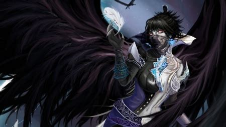 Black angel - Fantasy & Abstract Background Wallpapers on Desktop Nexus ...