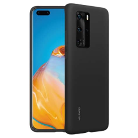 Силиконовый чехол Huawei для Huawei P40 PRO, черный (51993797) — купить ...
