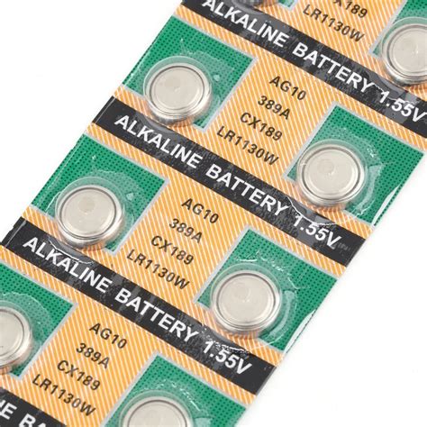 Outad Pcs Alkaline Cell Button Battery V Ag Lr A Lr