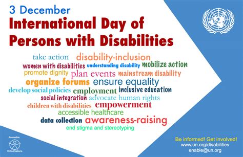 Message Ahead Of International Day Of Persons With Disabilities