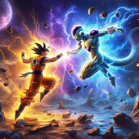 Goku Vs Freeza by Rafalell on DeviantArt