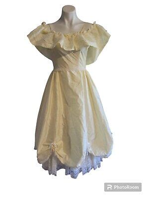 Vintage Bridallure Victorian Southern Belle Dress Disney Style Wedding