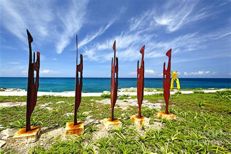 Modern Sculptures Seaside Photograph by George Oze - Fine Art America