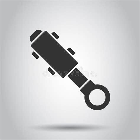 Hydraulic Cylinder Icon Stock Illustrations Hydraulic Cylinder