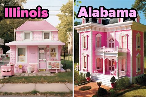 From New York To Texas, Here's What Barbie's Dreamhouse Would Look Like ...