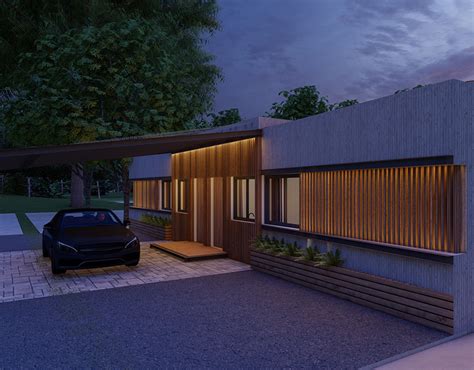 Architecture Front Elevation Design on Behance