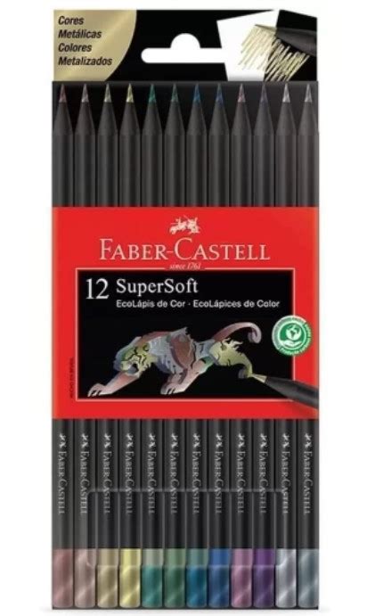 L Pis De Cor Super Soft Metalico Faber Castell