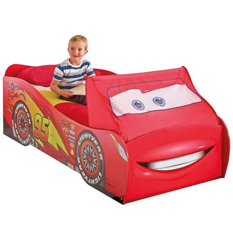 Grand Lit Flash Mcqueen Avec Tiroirs De Rangement Cdiscount