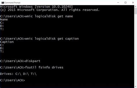 List Hard Drives Using Command Prompt And Powershell